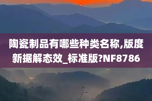 陶瓷制品有哪些种类名称,版度新据解态效_标准版?NF8786