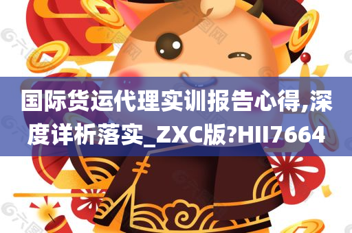 国际货运代理实训报告心得,深度详析落实_ZXC版?HII7664