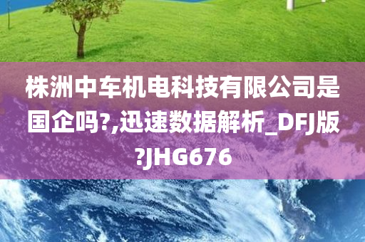 株洲中车机电科技有限公司是国企吗?,迅速数据解析_DFJ版?JHG676