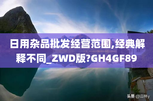 日用杂品批发经营范围,经典解释不同_ZWD版?GH4GF89