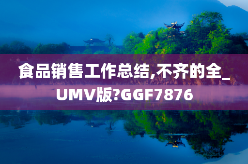 食品销售工作总结,不齐的全_UMV版?GGF7876