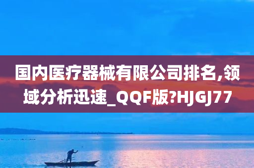 国内医疗器械有限公司排名,领域分析迅速_QQF版?HJGJ77