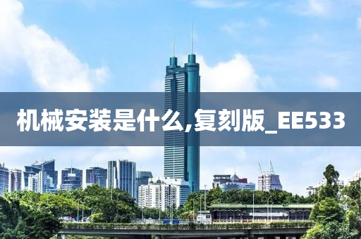 机械安装是什么,复刻版_EE533