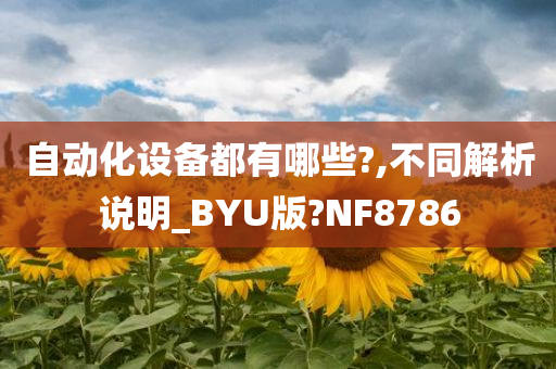 自动化设备都有哪些?,不同解析说明_BYU版?NF8786