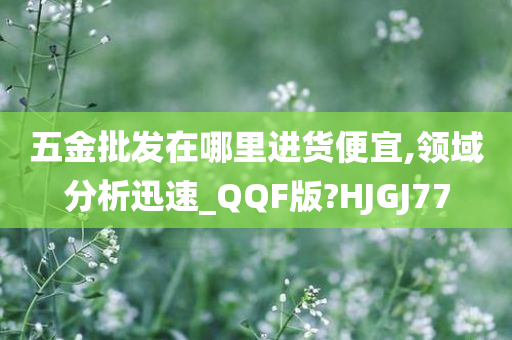 五金批发在哪里进货便宜,领域分析迅速_QQF版?HJGJ77