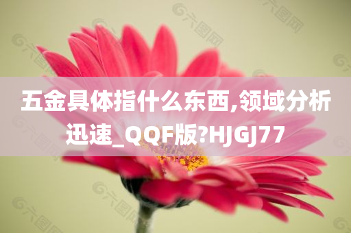 五金具体指什么东西,领域分析迅速_QQF版?HJGJ77