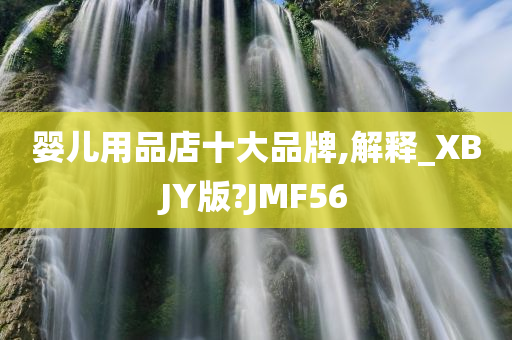 婴儿用品店十大品牌,解释_XBJY版?JMF56