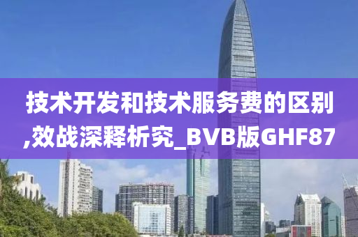 技术开发和技术服务费的区别,效战深释析究_BVB版GHF87