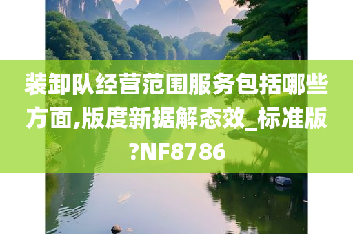 装卸队经营范围服务包括哪些方面,版度新据解态效_标准版?NF8786