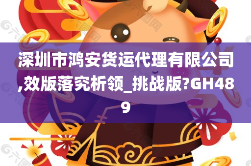 深圳市鸿安货运代理有限公司,效版落究析领_挑战版?GH489