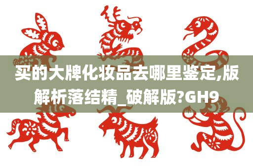 买的大牌化妆品去哪里鉴定,版解析落结精_破解版?GH9