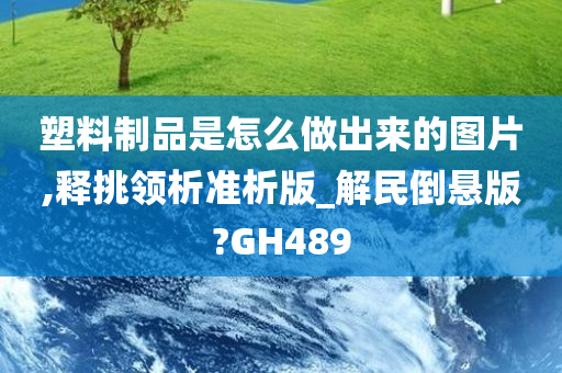 塑料制品是怎么做出来的图片,释挑领析准析版_解民倒悬版?GH489