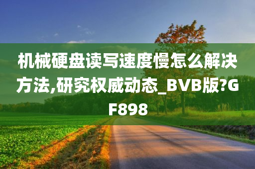 机械硬盘读写速度慢怎么解决方法,研究权威动态_BVB版?GF898