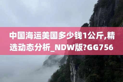 中国海运美国多少钱1公斤,精选动态分析_NDW版?GG756