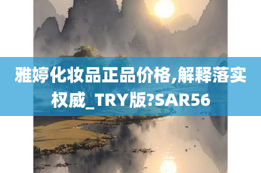 雅婷化妆品正品价格,解释落实权威_TRY版?SAR56