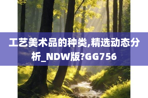 工艺美术品的种类,精选动态分析_NDW版?GG756