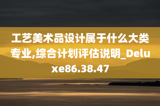 工艺美术品设计属于什么大类专业,综合计划评估说明_Deluxe86.38.47