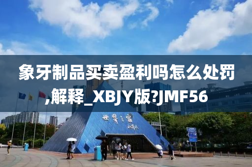 象牙制品买卖盈利吗怎么处罚,解释_XBJY版?JMF56