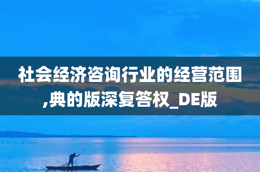 社会经济咨询