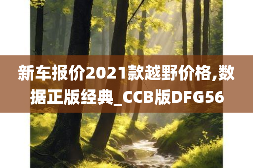 新车报价2021款越野价格,数据正版经典_CCB版DFG56