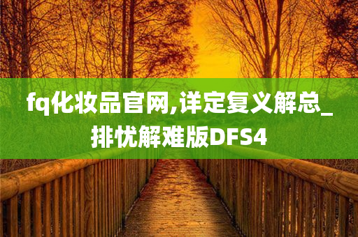 fq化妆品官网,详定复义解总_排忧解难版DFS4