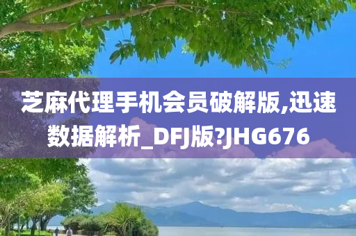 芝麻代理手机会员破解版,迅速数据解析_DFJ版?JHG676