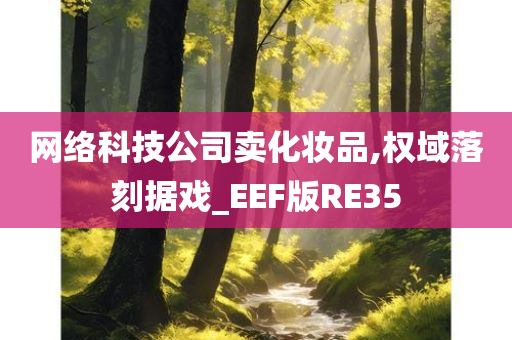 网络科技公司卖化妆品,权域落刻据戏_EEF版RE35