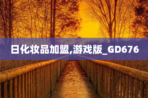 日化妆品加盟,游戏版_GD676