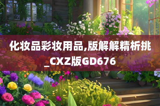 化妆品彩妆用品,版解解精析挑_CXZ版GD676