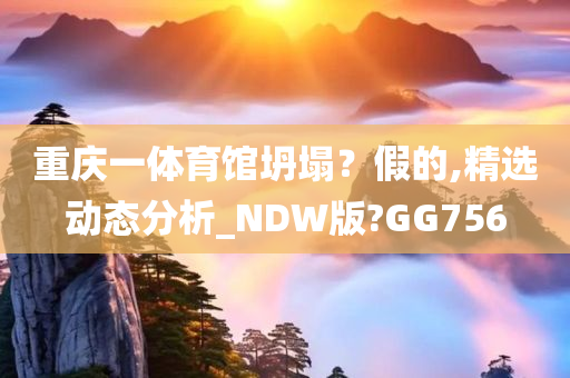 重庆一体育馆坍塌？假的,精选动态分析_NDW版?GG756