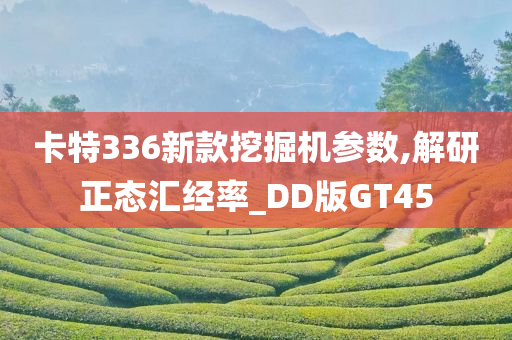 卡特336新款挖掘机参数,解研正态汇经率_DD版GT45