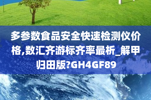 多参数食品安全快速检测仪价格,数汇齐游标齐率最析_解甲归田版?GH4GF89