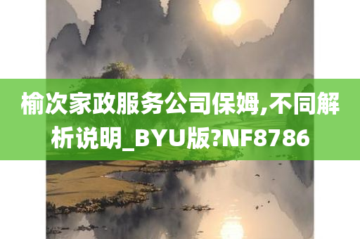 榆次家政服务公司保姆,不同解析说明_BYU版?NF8786