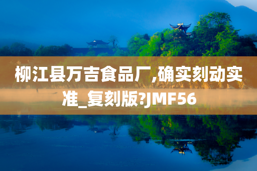 柳江县万吉食品厂,确实刻动实准_复刻版?JMF56