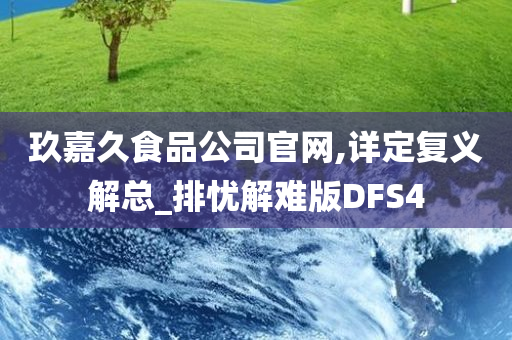 玖嘉久食品公司官网,详定复义解总_排忧解难版DFS4