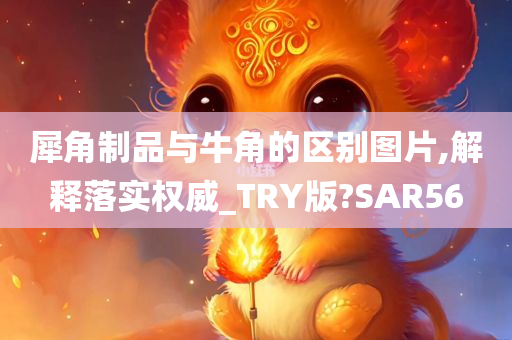 犀角制品与牛角的区别图片,解释落实权威_TRY版?SAR56