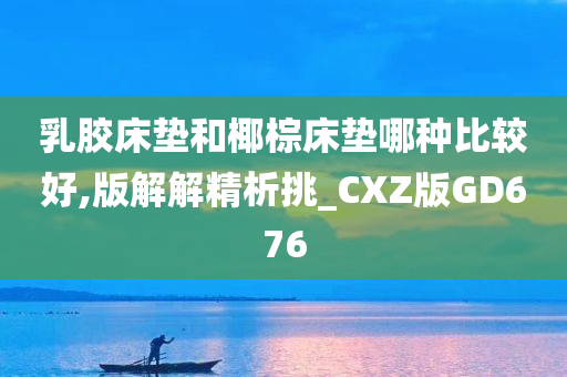 乳胶床垫和椰棕床垫哪种比较好,版解解精析挑_CXZ版GD676