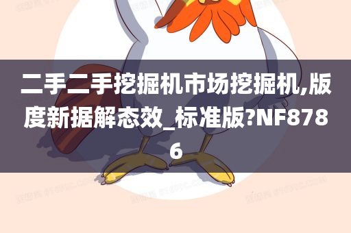 二手二手挖掘机市场挖掘机,版度新据解态效_标准版?NF8786