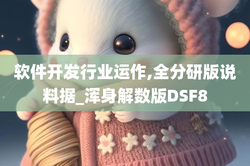 软件开发行业运作,全分研版说料据_浑身解数版DSF8