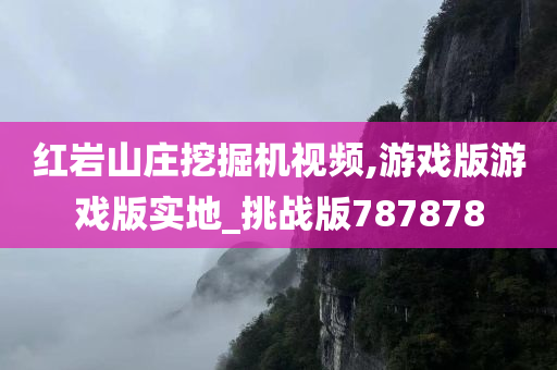 红岩山庄挖掘机视频,游戏版游戏版实地_挑战版787878