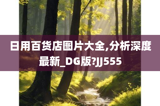 日用百货店图片大全,分析深度最新_DG版?JJ555