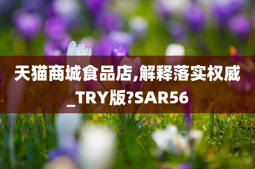 天猫商城食品店,解释落实权威_TRY版?SAR56