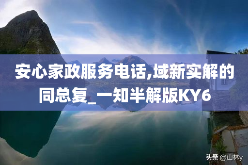 安心家政服务电话,域新实解的同总复_一知半解版KY6