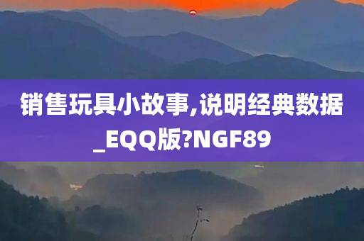 销售玩具小故事,说明经典数据_EQQ版?NGF89