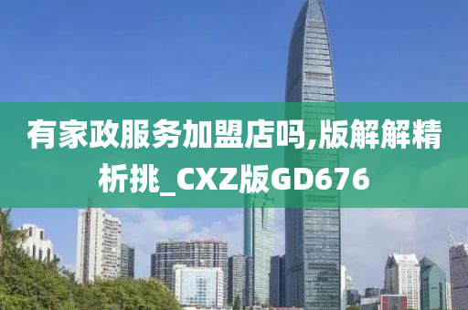 有家政服务加盟店吗,版解解精析挑_CXZ版GD676