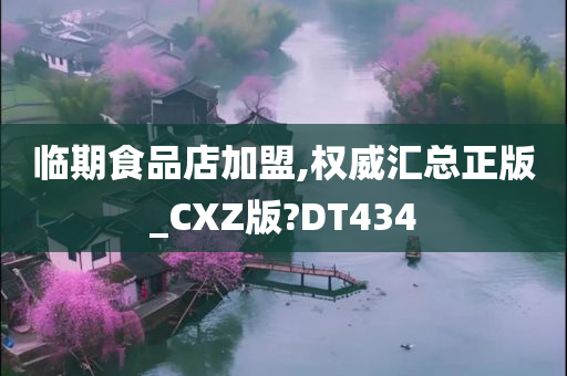 临期食品店加盟,权威汇总正版_CXZ版?DT434