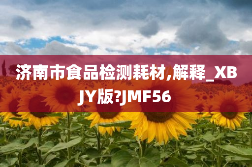 济南市食品检测耗材,解释_XBJY版?JMF56