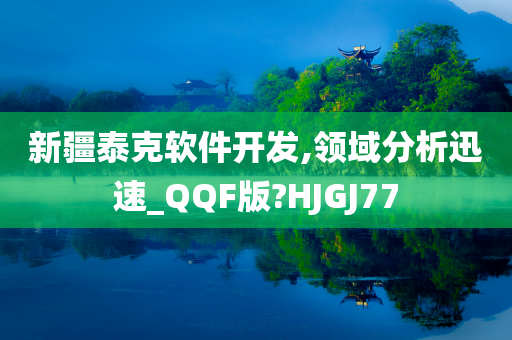 新疆泰克软件开发,领域分析迅速_QQF版?HJGJ77