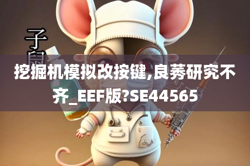 挖掘机模拟改按键,良莠研究不齐_EEF版?SE44565