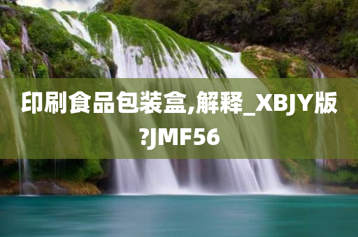 印刷食品包装盒,解释_XBJY版?JMF56